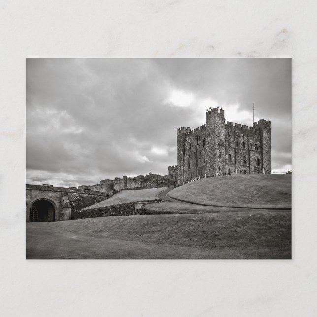 Bamburgh Castle England Vykort (Framsida)