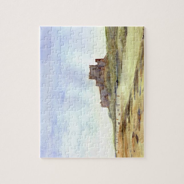 Bamburgh Castle Jigszle Puzzle Pussel (Vertikal)