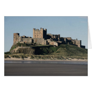 Bamburgh Castle, Northumberland, England, Förenade Hälsningskort
