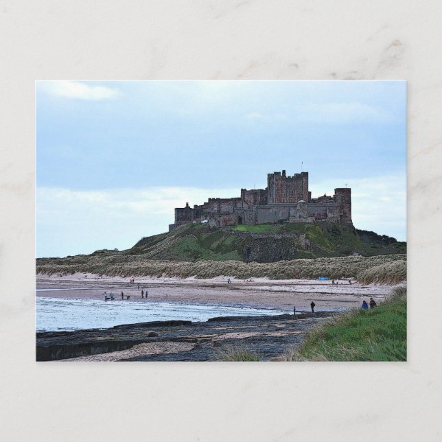Bamburgh Castle Vykort (Framsida)