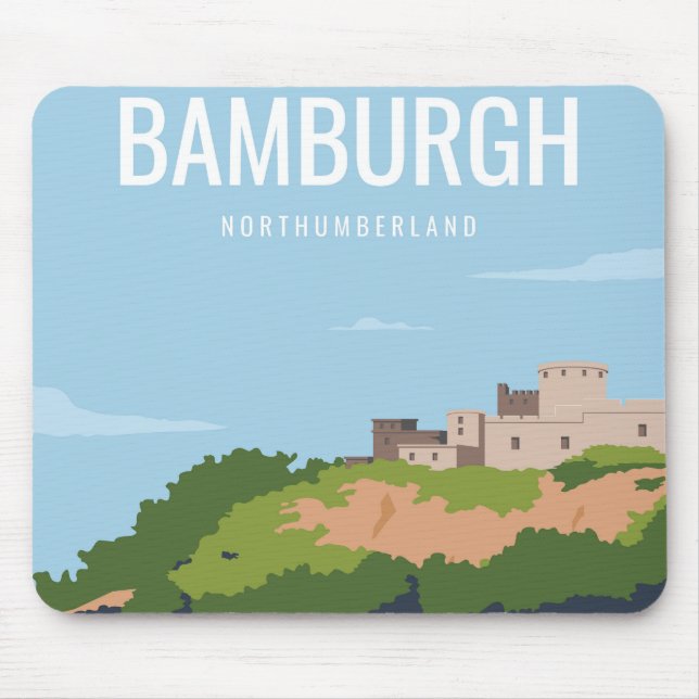 Bamburgh Northumberland Musmatta (Framsidan)