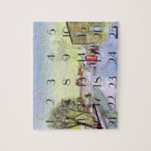 Bamburgh Village Advent kalenderpussel