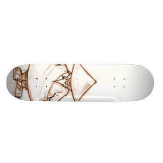 BambuSkateboard Old School Skateboard Bräda 21,6 Cm