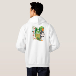 Bambuväg & Lucky Mahjong Chibi Hoodie