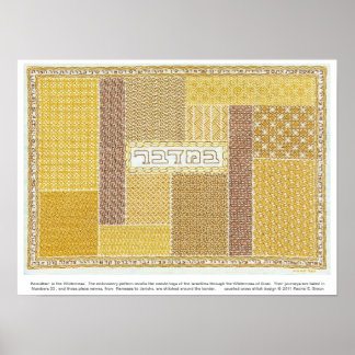 Bamidbar: poster med text i Wilderness