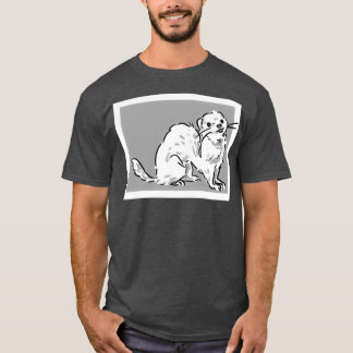 BampW Ferret T Shirt