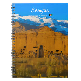 Bamyan, Afghanistan - Buddha-klippdalen Anteckningsbok