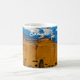 Bamyan, Afghanistan - Buddha-klippdalen Kaffemugg