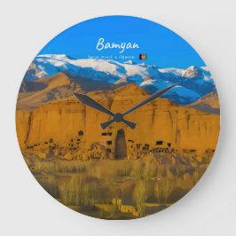 Bamyan, Afghanistan - Buddha-klippdalen Stor Klocka