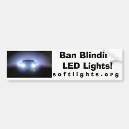 Ban Blinding LED Ljus Bildekal