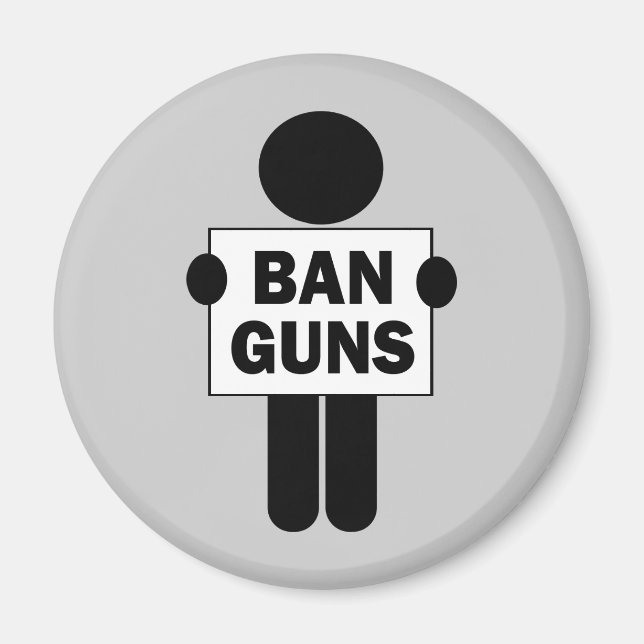 Ban Guns Magnet (Framsidan)