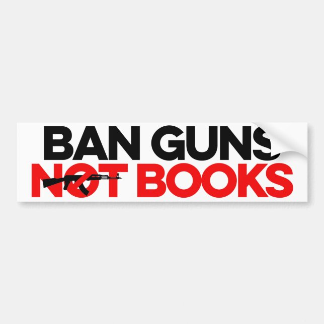 Ban Guns Not Bokar Bildekal (Framsidan)