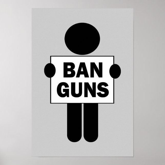 Ban Guns Poster (Framsidan)