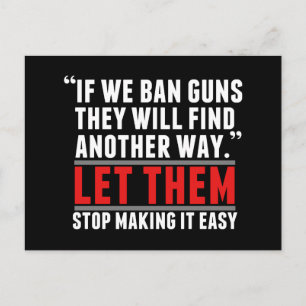Ban Guns - Stöd till Gun Reform Vykort