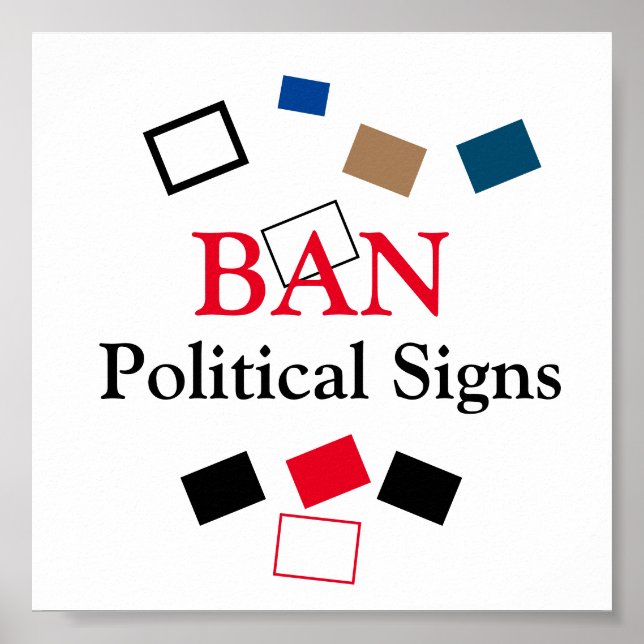 BAN:s politiska signaturer Poster (Framsidan)