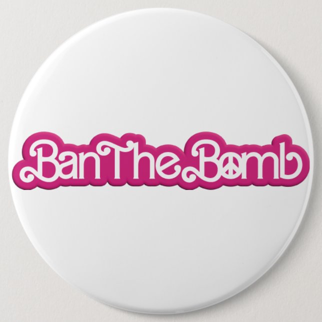 Ban The Bomb ／＃Nobarbenheimer ／ Knapp (Framsida)
