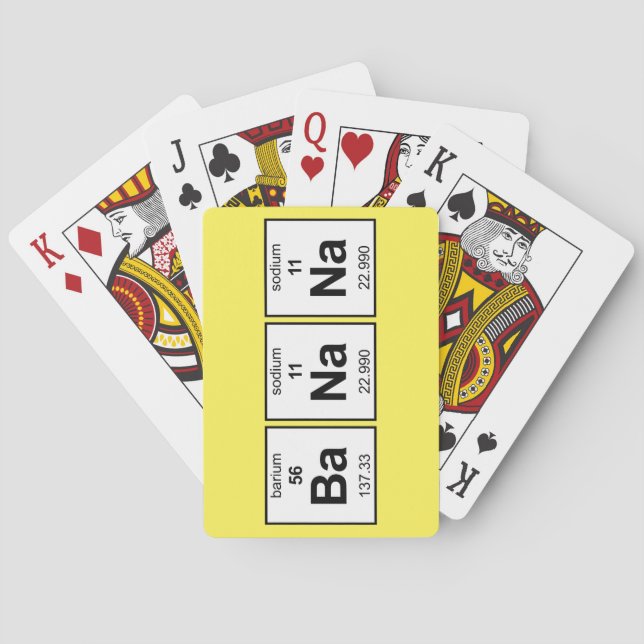 BaNa Periodiska Bord Casinokort (Baksidan)