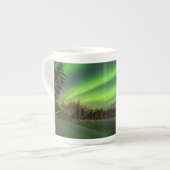 Banad Aurora Benporslin Mugg (Framsida vänster)