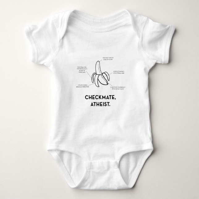 Banan - ateist mardröm t-shirt (Framsida)
