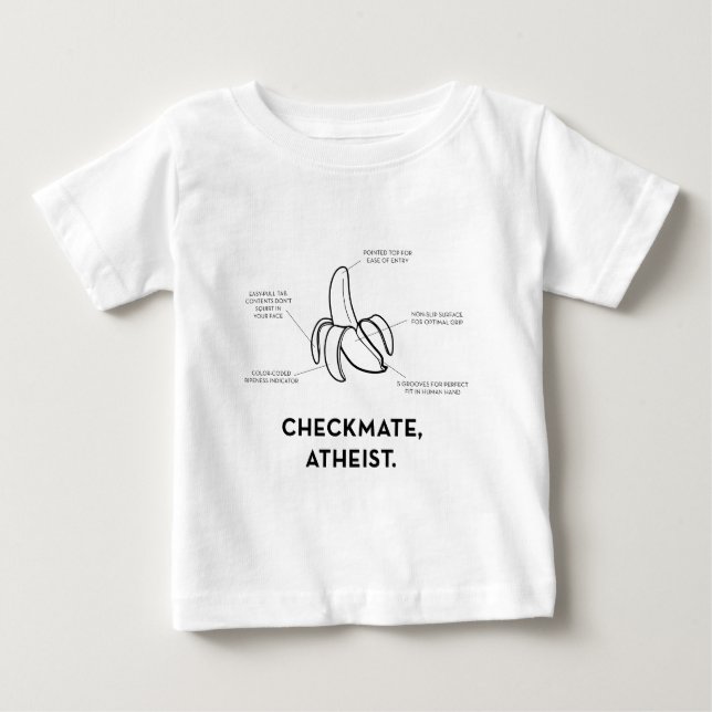 Banan - ateist mardröm t-shirt (Framsida)
