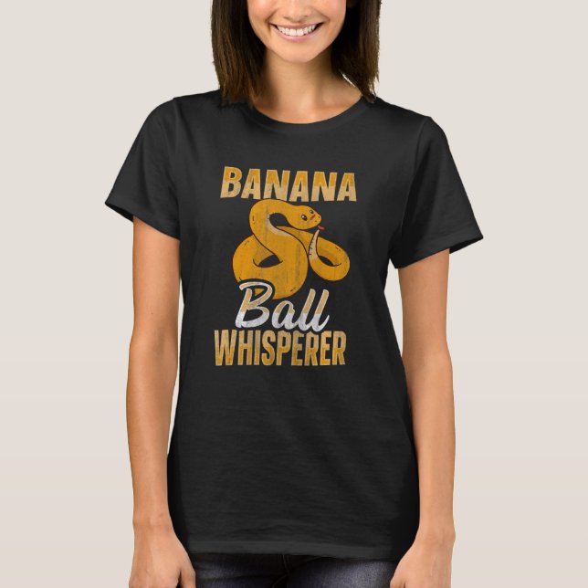 Banan Boll Viskare Orm Boll Python 1 T Shirt (Framsida)