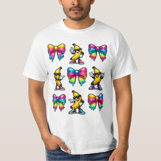 Banan Coquette Båge Drip Kids Män Kvinnor Ungdom P T Shirt