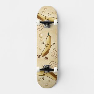 Banan Cute lycklig Mini Skateboard Bräda 18,5 Cm
