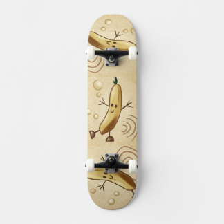 Banan Cute lycklig Mini Skateboard Bräda 18,5 Cm