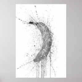 Banan Frukt Grå Poster