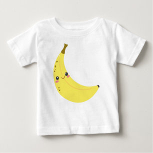 banan, frukt, gult t shirt