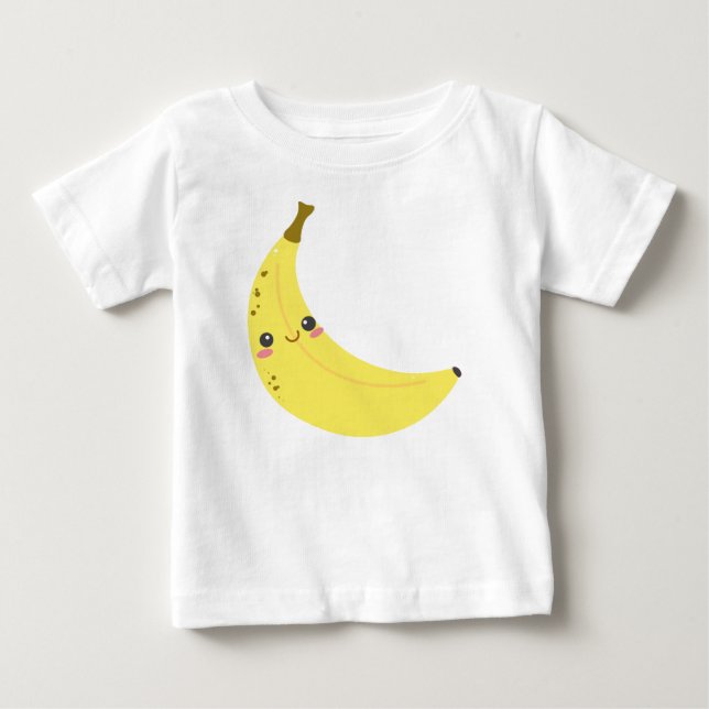 banan, frukt, gult t shirt (Framsida)