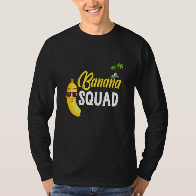 Banan  Frukt Sommar Semester Solglasögon Ö T Shirt (Framsida)