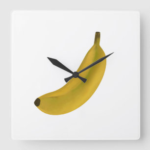Banan Fyrkantig Klocka