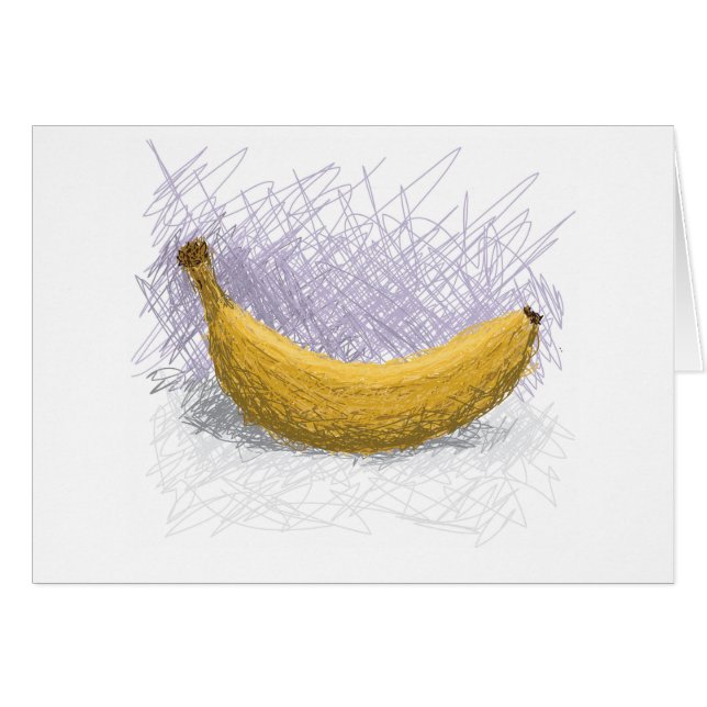 banan hälsningskort (Framsidan Horizontal)