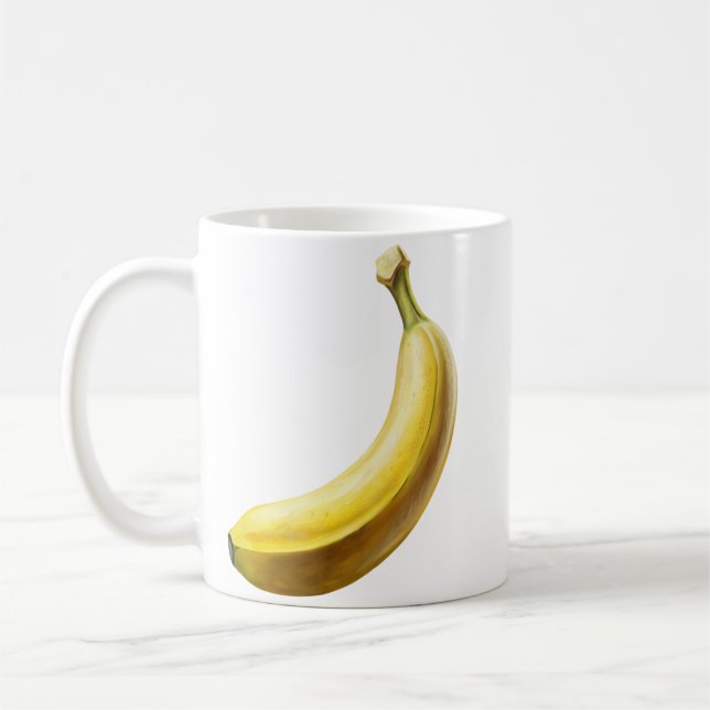 banan kaffemugg (Vänster)