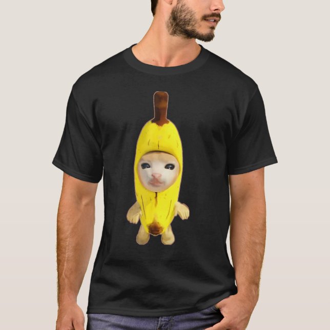 banan katt t shirt (Framsida)