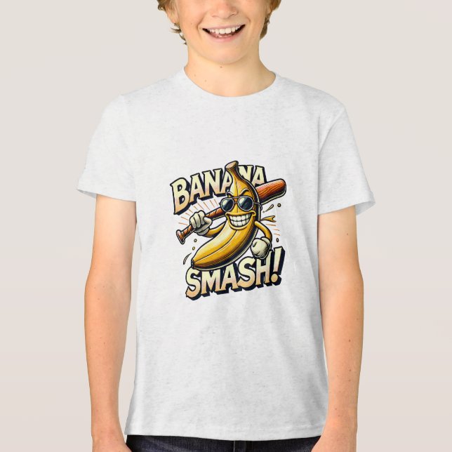Banan Kraft-förstärkare T Shirt (Framsida)