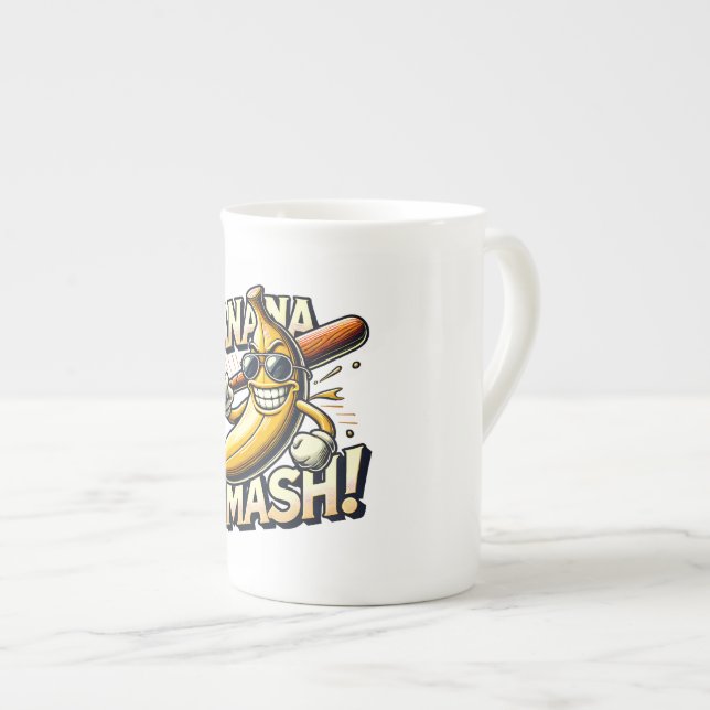 Banan Kraftuppgradering Benporslin Mugg (Framsida höger)