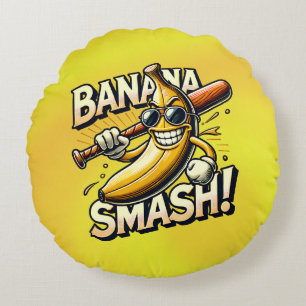 Banan Kraftuppgradering Rund Kudde