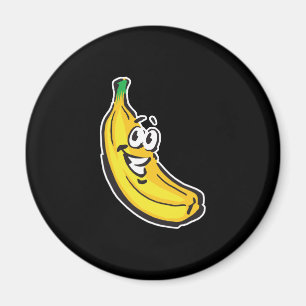 Banan lycklig magnet