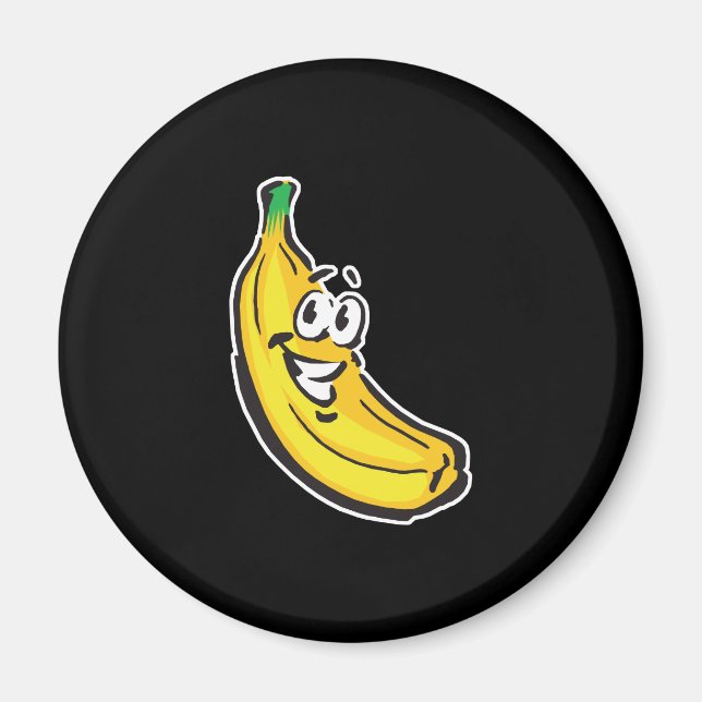 Banan lycklig magnet (Framsidan)