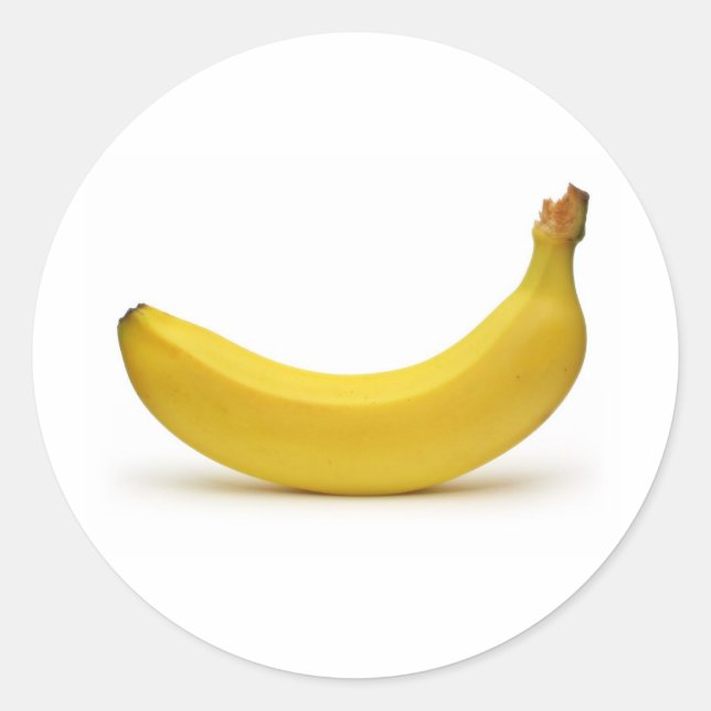 banan runt klistermärke (Framsida)