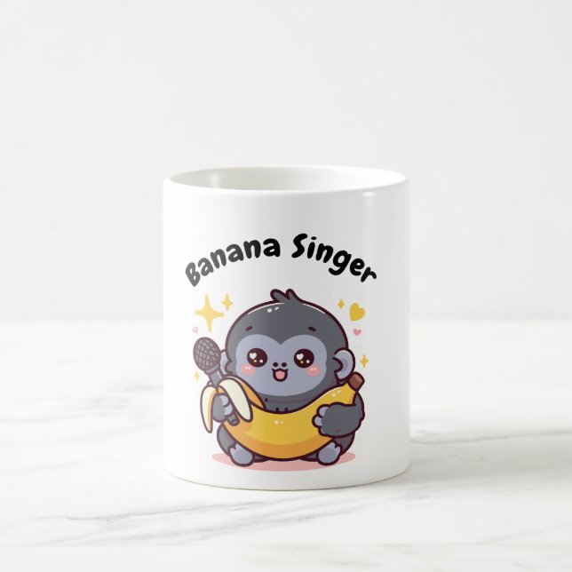 Banan Sångare Kaffemugg (Center)