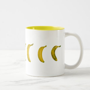 banan-skateboard Två-Tonad mugg