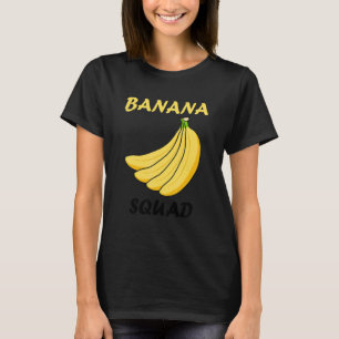 Banan Squad Ironisk Team Banan Exotiska Frukter T Shirt