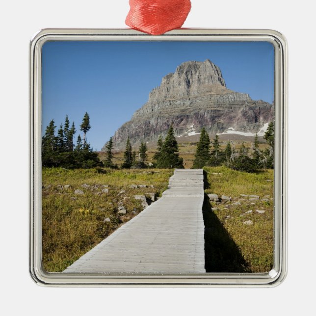 Banan till beskåda av den gömda sjön julgransprydnad metall (Framsidan)