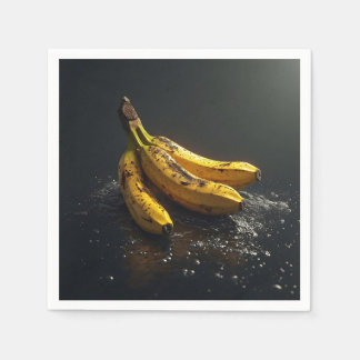 Banan, vatten och ljus pappersservett