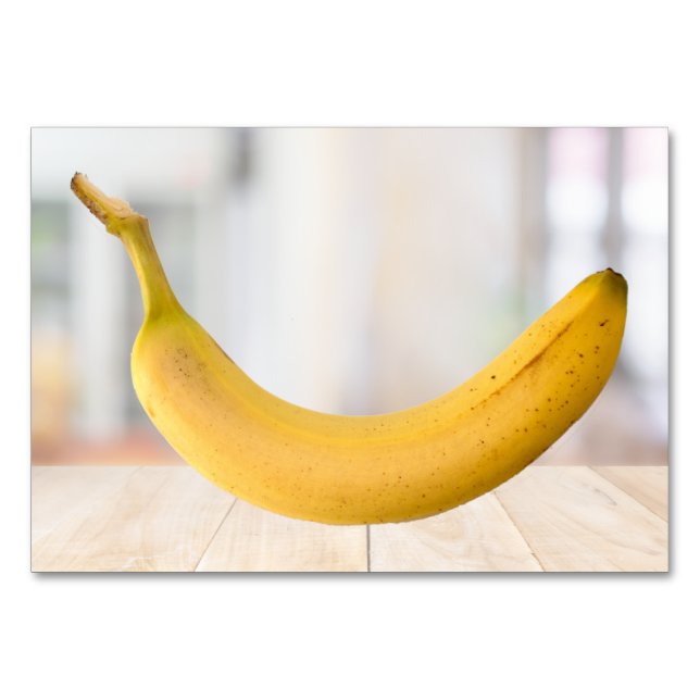 Banana ABA Tact Labelling Flashcard | Bild-kort Bordsnummer (Framsidan)
