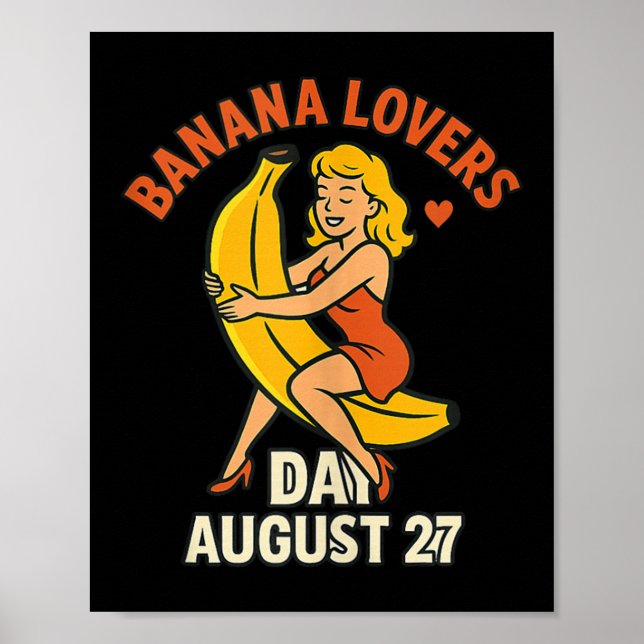 Banana Älskare Dagen den 27 augusti 2010 Poster (Framsidan)