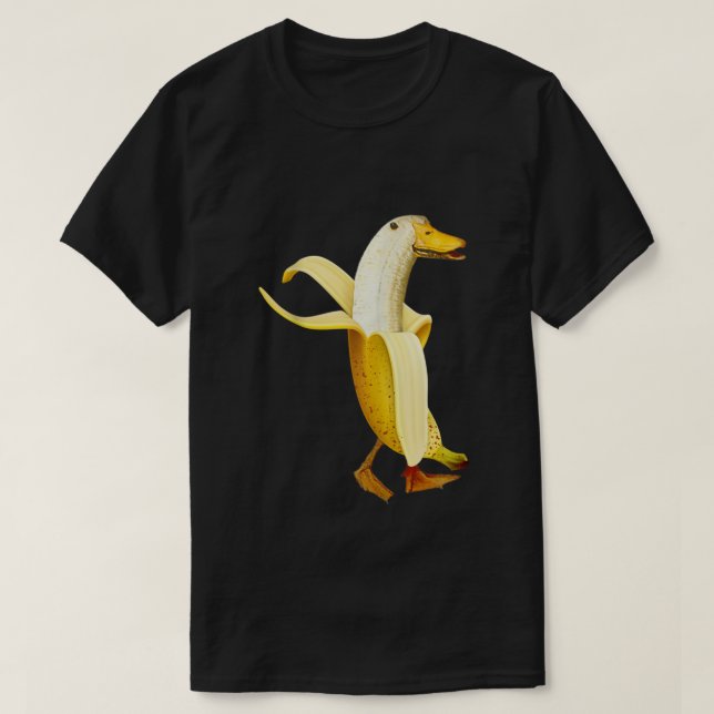 Banana Anka Funny Antropomorphic Frubird Anima T Shirt (Design framsida)